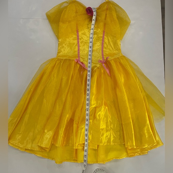 Disney Princess Belle Costume Dress Size Large - Picture 8 of 9